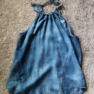 Anthropologie Cloth and Stone Denim Tank Top